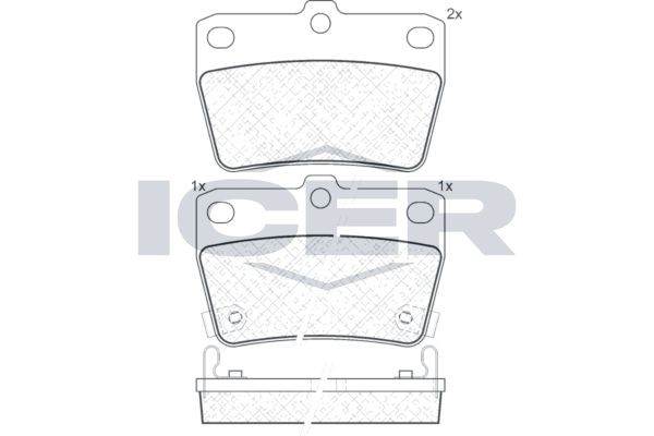 ICER 181520: Bromsbelägg