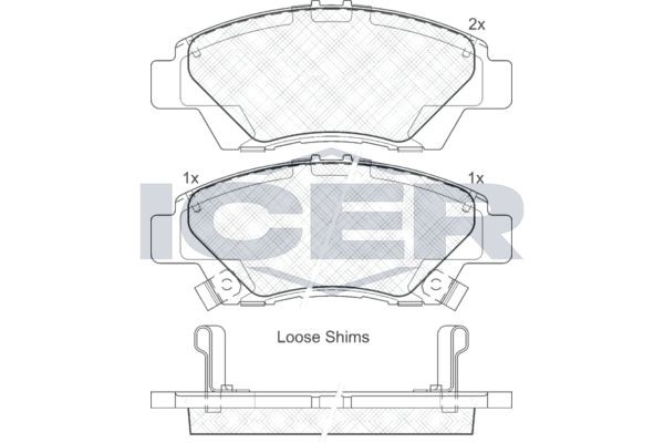 ICER 181906: Bromsbelägg
