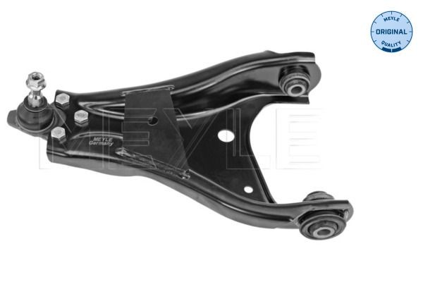 MEYLE 16-16 050 0049: Tukivarsi Etuakseli, vasen, Teräslevy, Alapallo-/pallonivelellä, Kumilaakerilla, ORIGINAL Quality