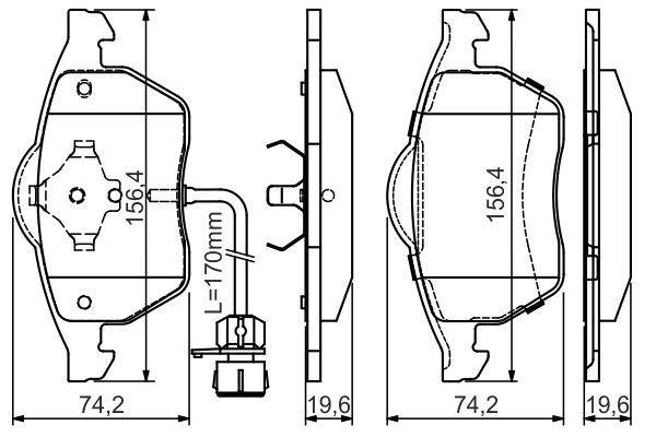 BOSCH 0 986 495 024: Klocki hamulcowe z instrukcją montażu