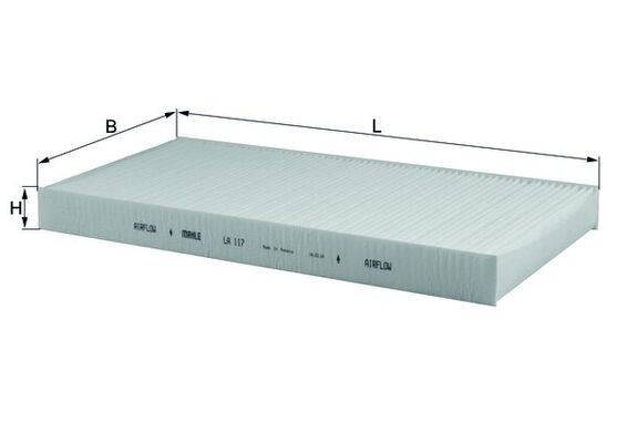 KNECHT LA 117: Innenraumfilter Partikelfilter