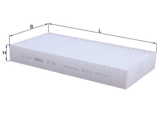 KNECHT LA 180: Innenraumfilter Partikelfilter