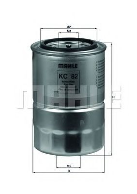 KNECHT KC 82: Palivový filter
