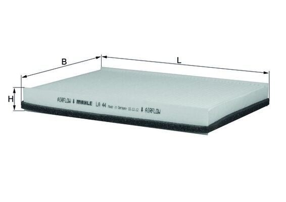 KNECHT LA 44: Szűrő, utastér levegő részecskeszűrő