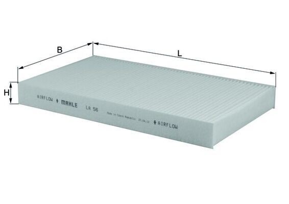 KNECHT LA 56: Szűrő, utastér levegő részecskeszűrő