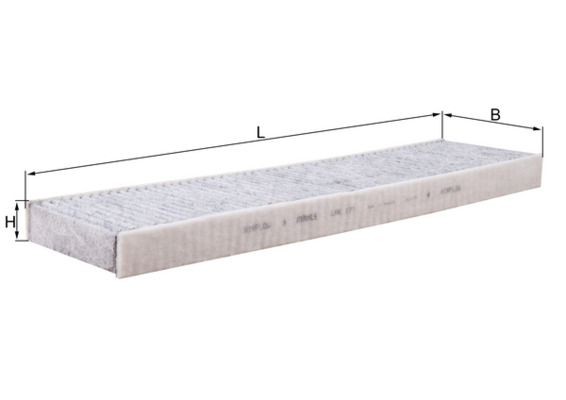 KNECHT LAK 171: Interieurfilter Carbon filter