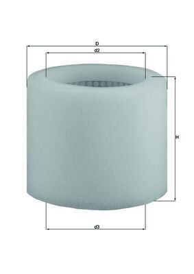 KNECHT LX 123: Luftfilter