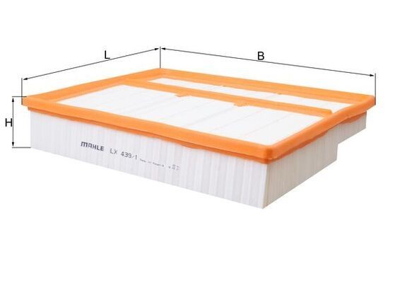 KNECHT LX 439/1: Luftfilter