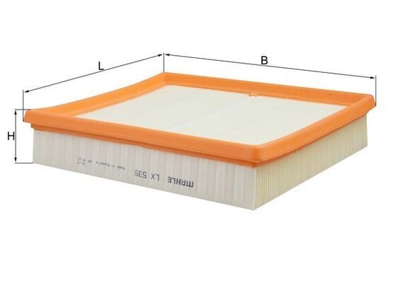 KNECHT LX 539: Luftfilter