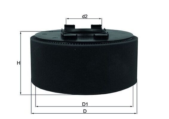 KNECHT LX 870: Vzduchový filtr