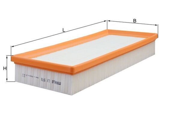 KNECHT LX 978: Luchtfilter