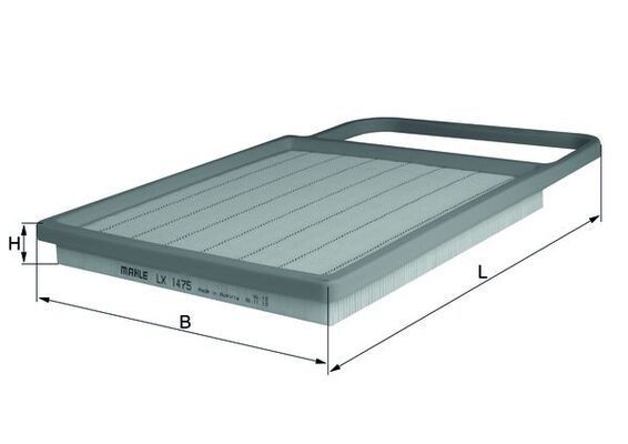 KNECHT LX 1475: Luftfilter
