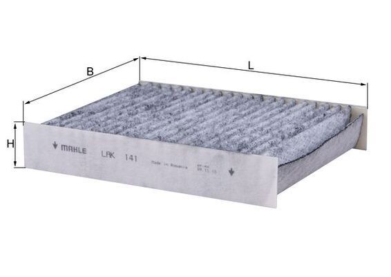 KNECHT LAK 141: Filtro abitacolo Filtro al carbone attivo