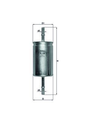 KNECHT KL 559: Degvielas filtrs