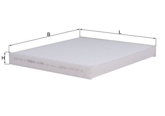 KNECHT LA 586: Innenraumfilter Partikelfilter