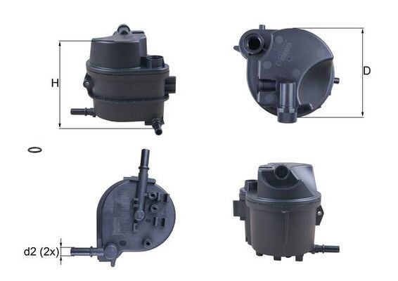 KNECHT KL 777D: Brandstoffilter