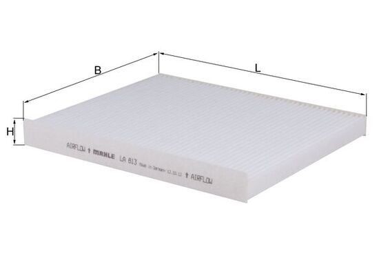 KNECHT LA 813: Filtrs, Salona telpas gaiss Daļiņu filtrs