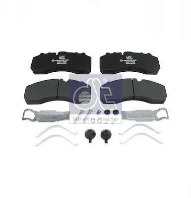 DT Spare Parts 4.90930: Bromsbelägg Bakaxel