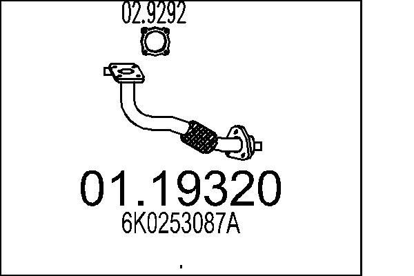 MTS 01.19320: Voorpijp