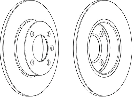 FERODO DDF042C-1: Jarrulevy Ø: 239mm, täysi, pinnoitettu, Ruuveilla