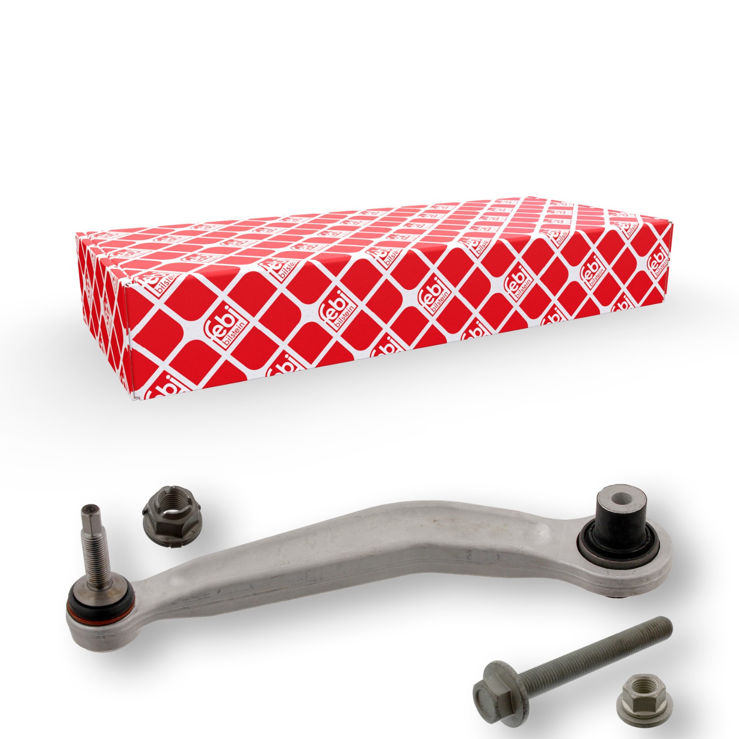 FEBI BILSTEIN 40367: Tukivarsi Taka-akseli, vasen, Alumiini, asennus-/kiinnitysmateriaalilla, Alapallo-/pallonivelellä, laakerilla