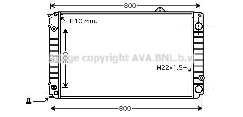 PRASCO AIA2252: Radiateur du moteur