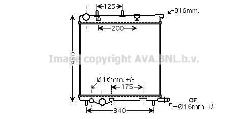 PRASCO PE2368: Radiateur du moteur