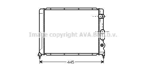PRASCO RT2083: Radiateur du moteur