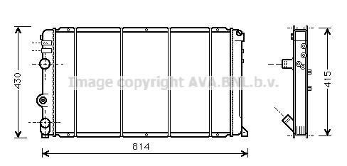PRASCO RT2263: Radiateur du moteur