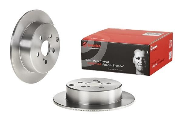 BREMBO 08.A273.20: Bromsskiva PRIME LINE Ø: 269mm, full, Ø: 269mm Prime