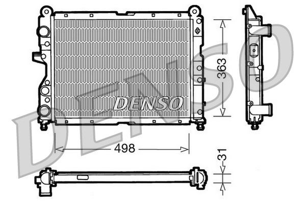 DENSO DRM09131: Radiateur du moteur Aluminium