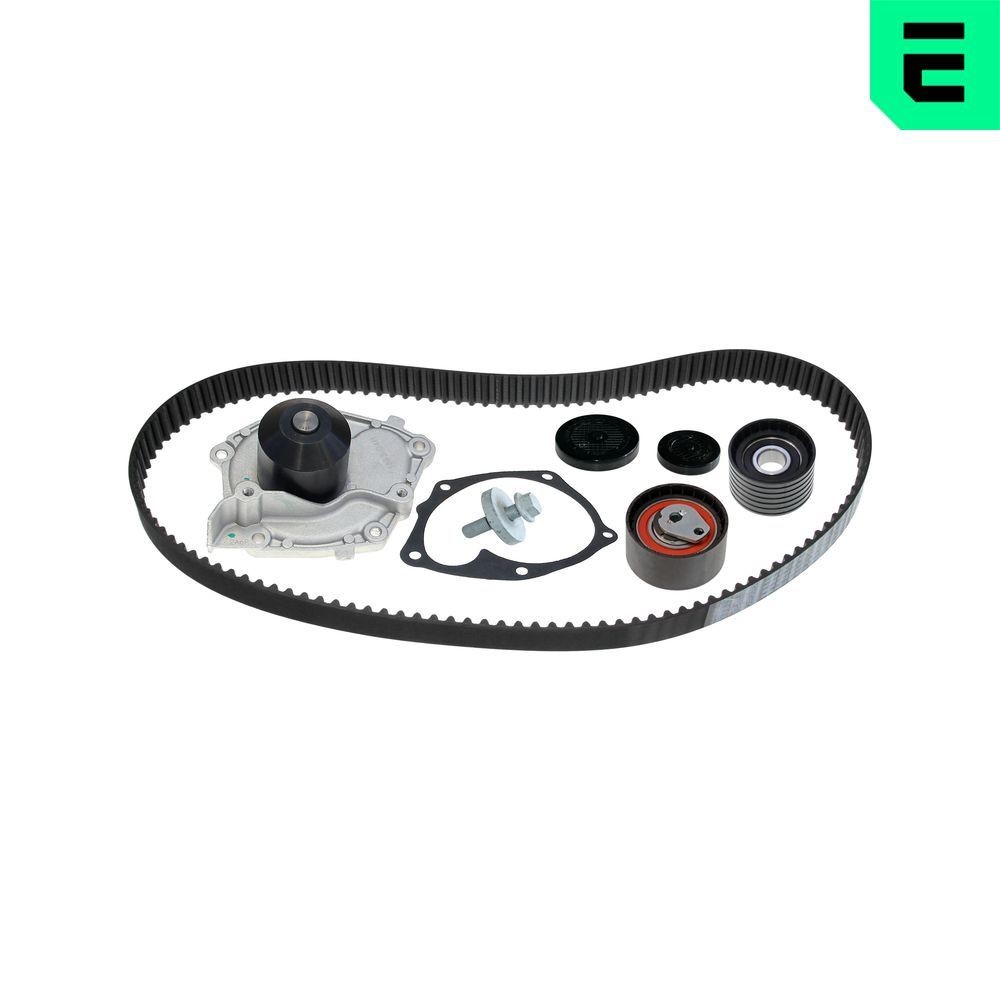 OPTIMAL SK-1624AQ1: Bomba de água + kit de correia dentada N.º dentes: 126, Largura: 27mm, com bomba de água