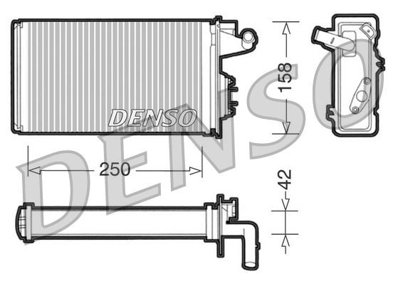 DENSO DRR09010: Radiateur de chauffage