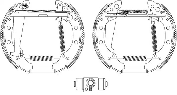 FERODO FMK424: Remmenset, trommelrem Met wielremcilinder MAXI KIT
