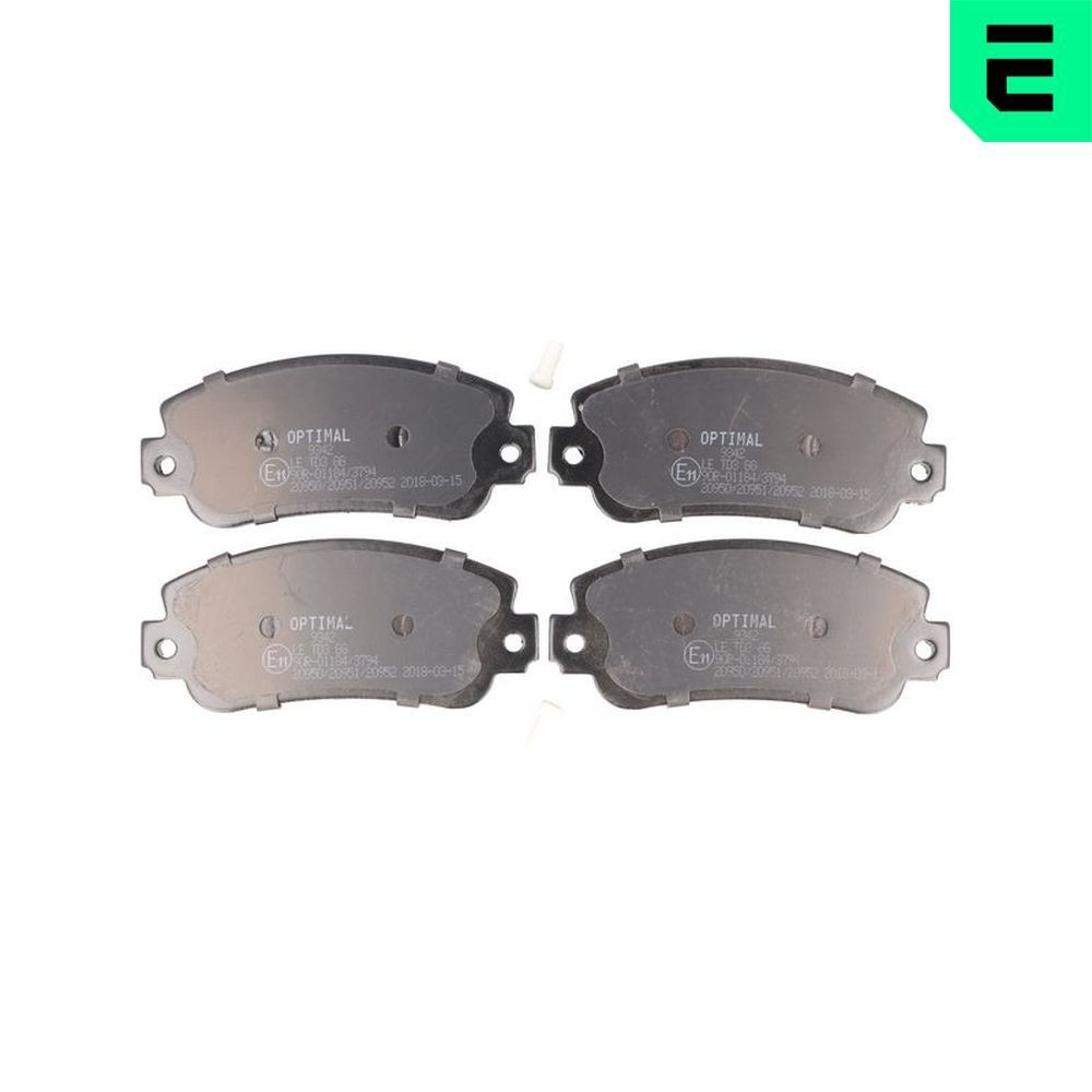 OPTIMAL 9342: Remblokken Vooras