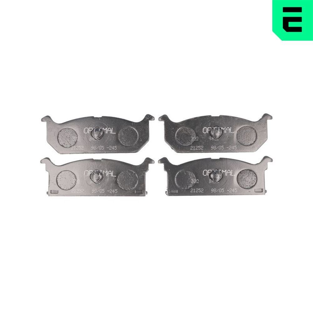 OPTIMAL 9402: Bremseklodser foraksel