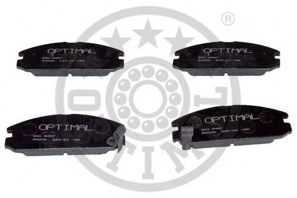 OPTIMAL 9457: Bromsbelägg framaxel