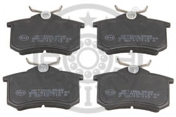 OPTIMAL 9548 Bremsbeläge Hinterachse