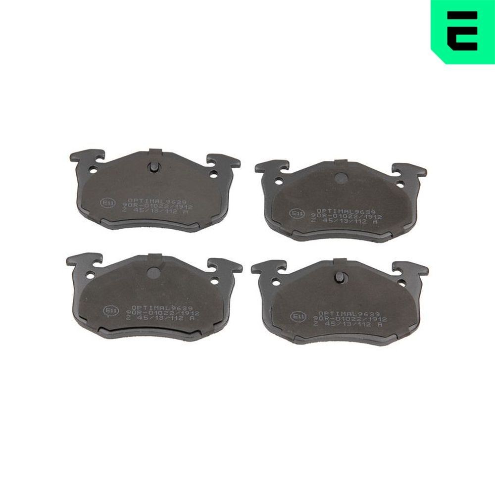 OPTIMAL 9639: Bremsbeläge Hinterachse