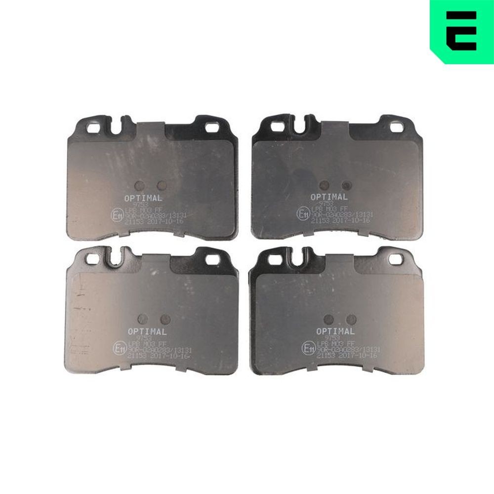 OPTIMAL 9753: Bremseklodser foraksel