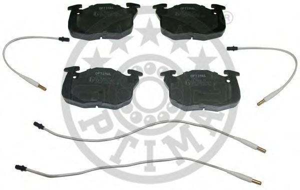 OPTIMAL 9762: Fékbetét készlet, tárcsafék elsőtengely
