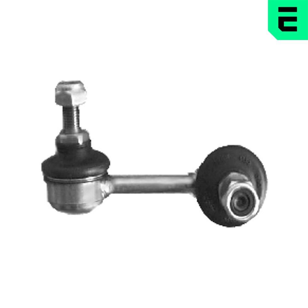 OPTIMAL 10066: Klocki hamulcowe Oś tylna, ze śrubami prowadzącymi zacisku hamulcowego