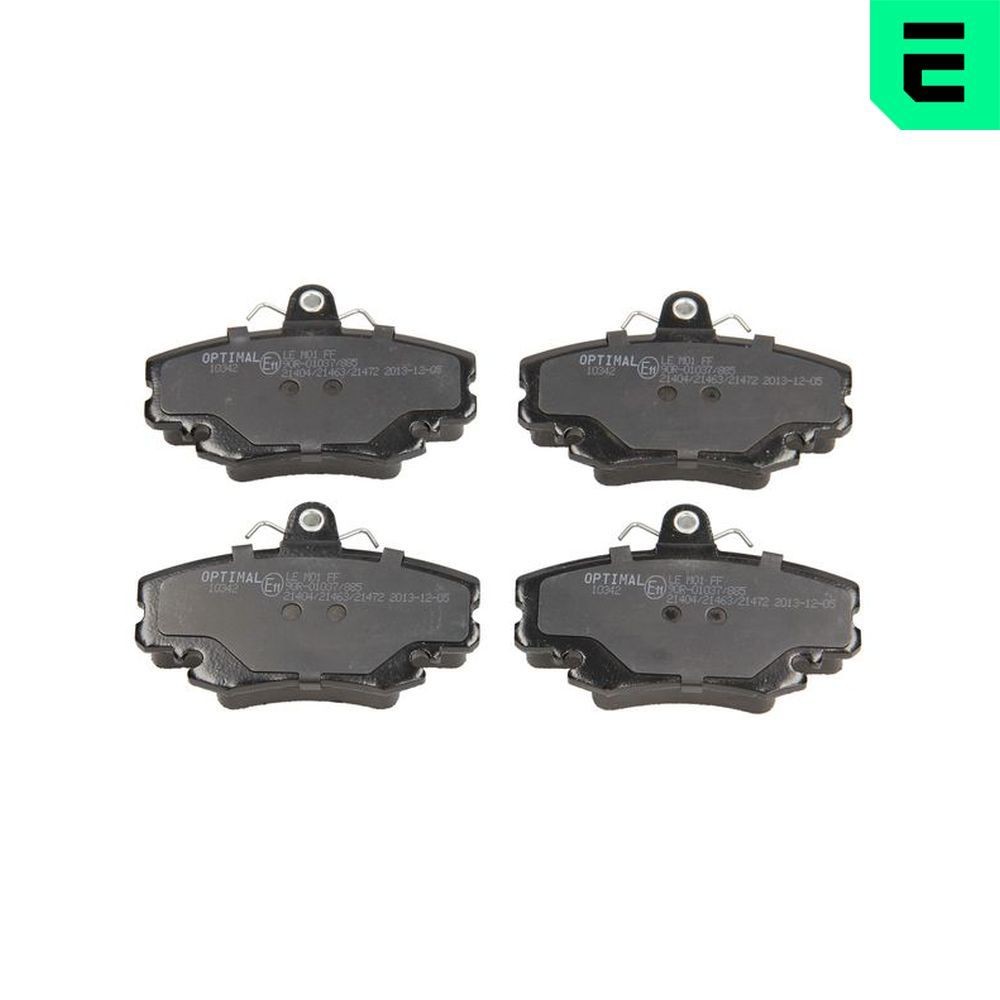 OPTIMAL 10342: Bremsbeläge Vorderachse