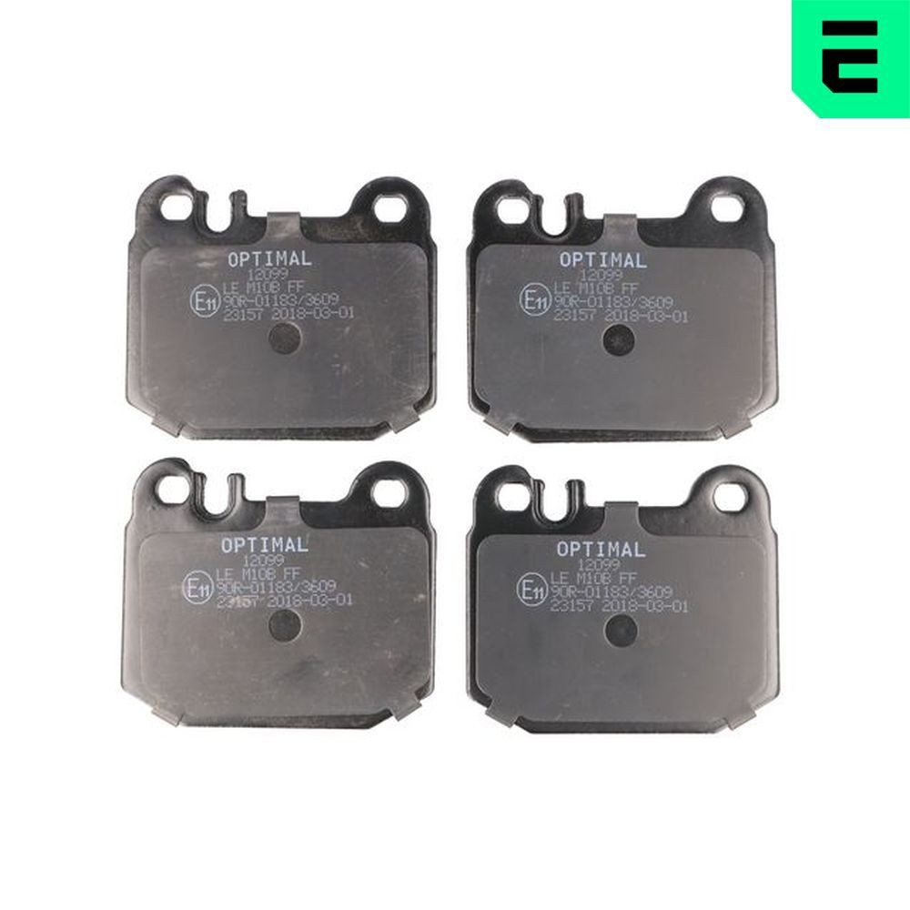 OPTIMAL 12099: Bremseklodser bagaksel