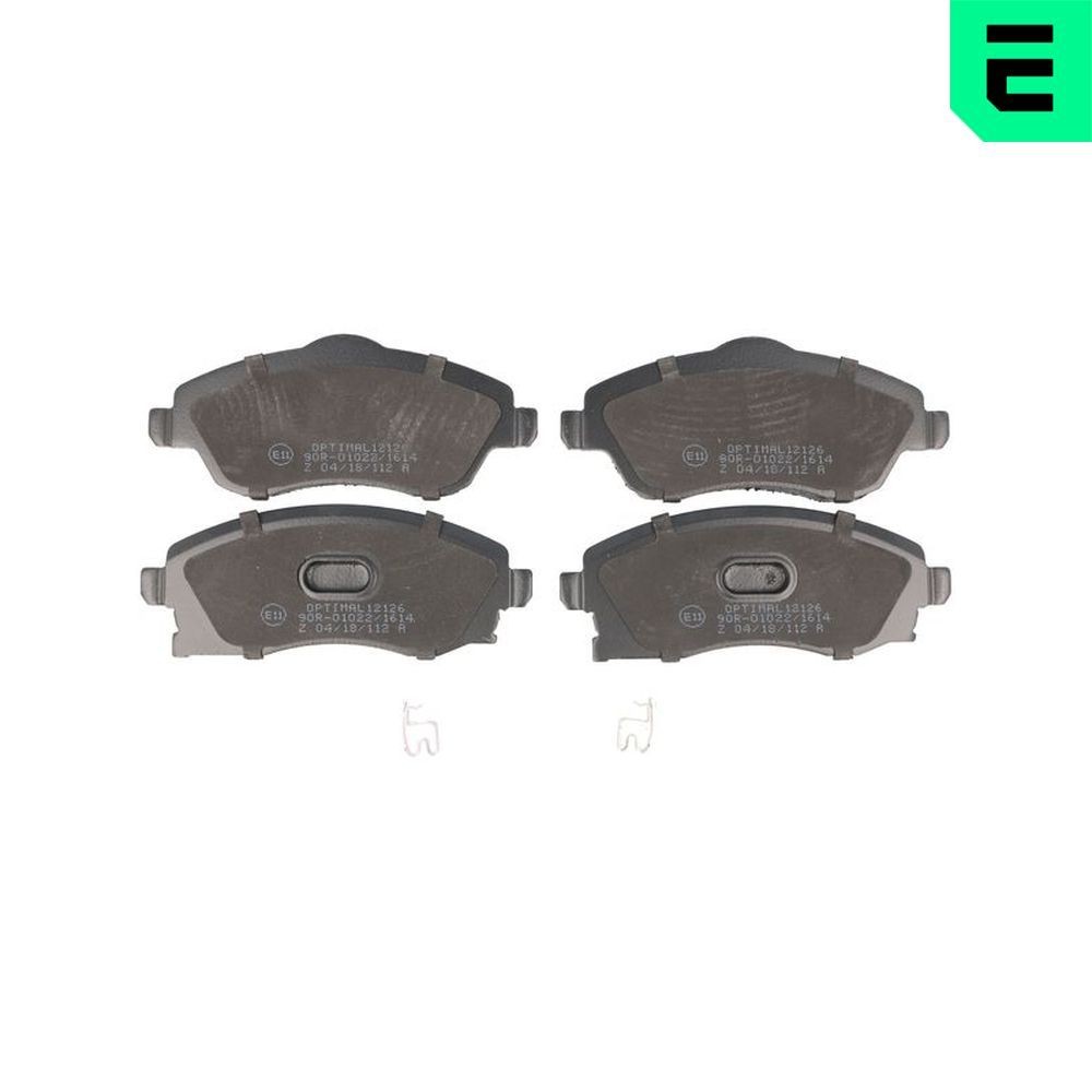 OPTIMAL 12126: Bremseklodser foraksel