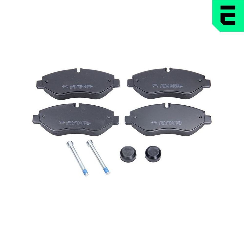 OPTIMAL 12301: Bremseklodser foraksel