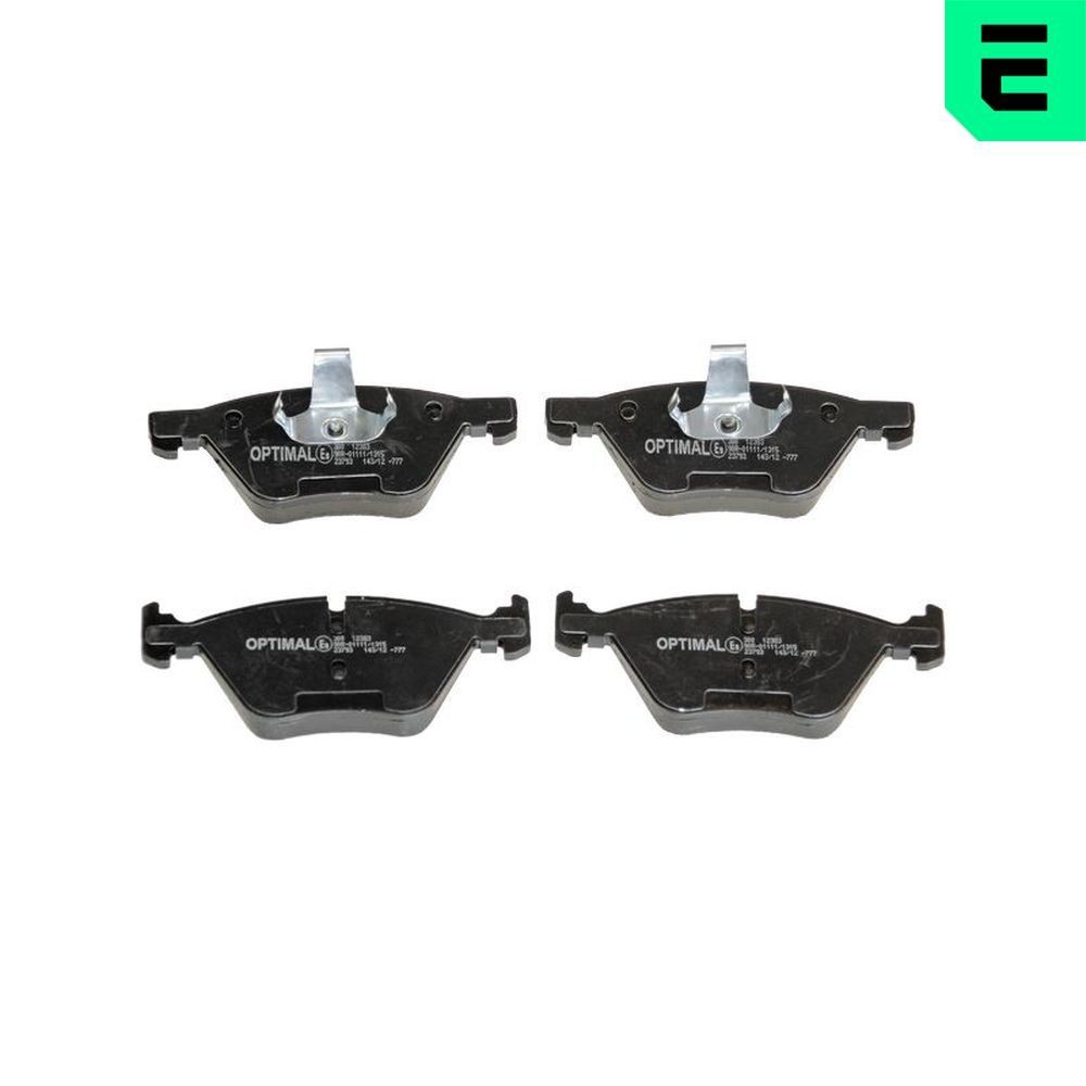 OPTIMAL 12383: Bromsbelägg framaxel