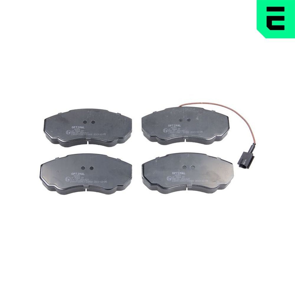 OPTIMAL 96001: Комплект спирачно феродо, дискови спирачки предна ос