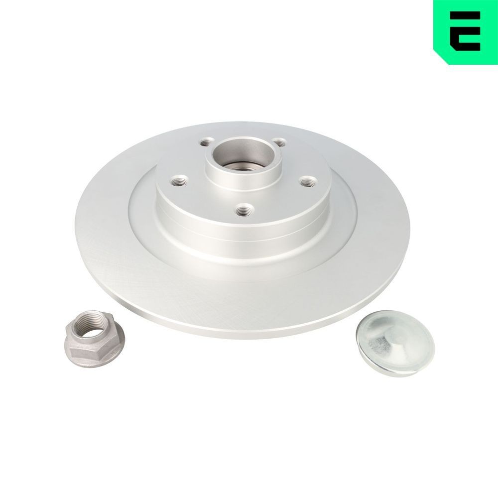 OPTIMAL 702976BS2: Remschijf Ø: 300mm, volledig, Ø: 300mm, Gecoat, Met ingebouwd wiellager, Met ingebouwde ABS sensor