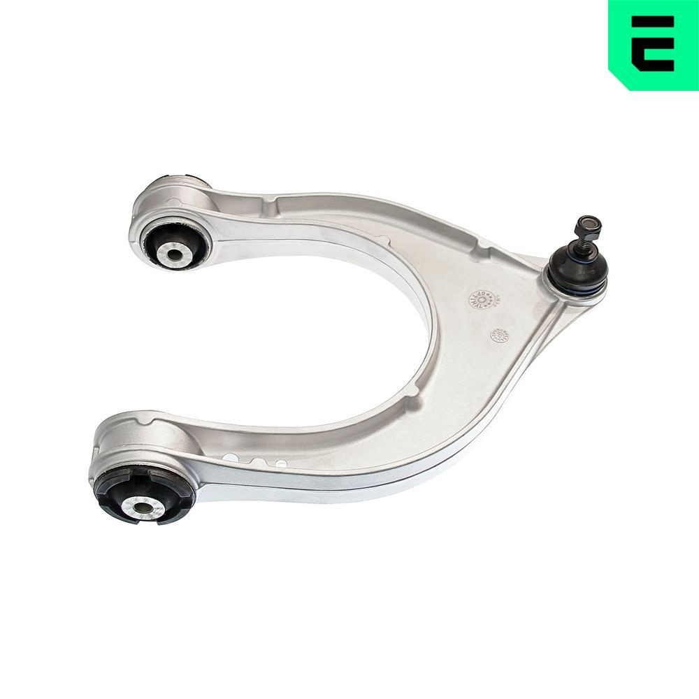 OPTIMAL G6-1057: Bærearm høyre, framaksel, øvre, Aluminium, med støtte / styreledd, med gummifeste